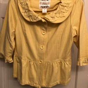 Nick & Mo Exclusive Collection Yellow Jacket size M